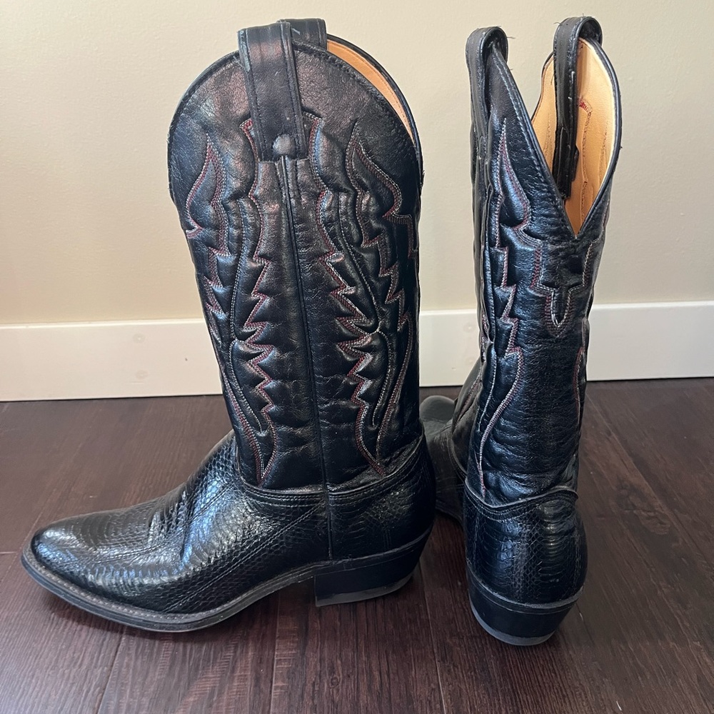 Never worn black cowboy boots -men’s 8.5/women’s 9.5